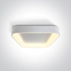Плафон ONE LIGHT 62142NA/W/W 50W 3000K SQUARE LAMP