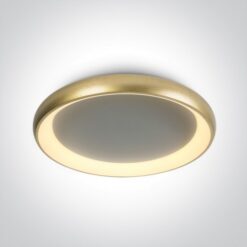 Плафон ONE LIGHT 62144N/BGL/W 50W 3000K ROUND LED LAMP