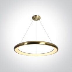 LED пендел One Light 62144NB/BGL/W 50W 3000K ROUND PENDANT LAMP