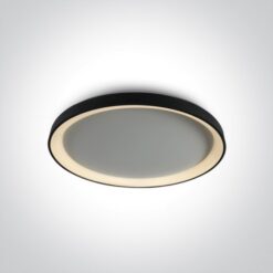 Плафон ONE LIGHT 62148L/B/W 48W 3000K ROUND LED LAMP