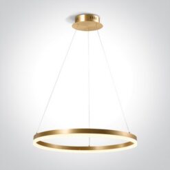 LED пендел One Light 63144A/BS/W 40W 3000K SATIN BRASS PENDANT LAMP