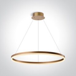 LED пендел One Light 63144B/BS/W 60W 3000K SATIN BRASS PENDANT LAMP