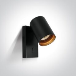 Спот с ключ ONE LIGHT 65105NA/B RETRO ROUND SPOT BLACK