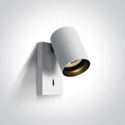 Спот с ключ ONE LIGHT 65105NA/W RETRO ROUND SPOT WHITE