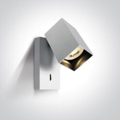 Спот с ключ ONE LIGHT 65105NBA/W WHITE SQUARE SPOT WHITE