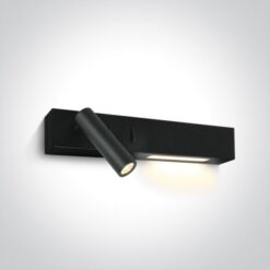 LED аплик One Light 65146/B/W 9W 3000K BLACK READING LEFT SIDE