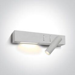 LED аплик One Light 65146A/W/W 9W 3000K WHITE READING RIGHT SIDE