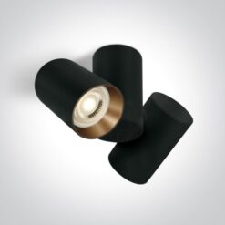 Луна за външен монтаж One Light 65205E/B BLACK CYLINDER SURFACE MOUNTING LAMP