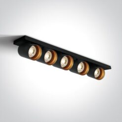 Спот ONE LIGHT 65505N/B RETRO ROUND SPOT BLACK