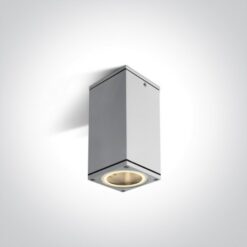 Луна за външен монтаж One Light 67130DD/W WHITE IP54 CUBE SURFACE MOUNTING LAMP