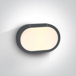 Фасаден плафон One Light 67204B/AN ANTHRACITE OVAL IP54