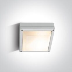 Фасаден плафон One Light 67208/W WHITE SQUARE IP54