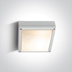 Фасаден плафон One Light 67210/W WHITE SQUARE IP54