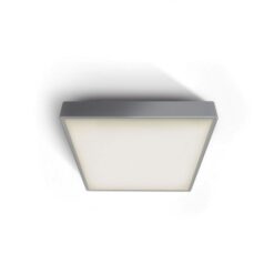 Фасаден плафон One Light 67282E/G GREY IP65 SQUARE FACADE CEILING LAMP