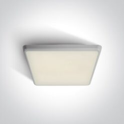 LED фасаден плафон One Light 67372/W/W 25W 3000K IP54 SQUARE FACADE CEILING LAMP