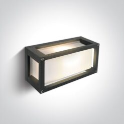 Фасаден аплик One Light 67420/AN ANTHRACITE RECTANGULAR WALL LAMP IP54