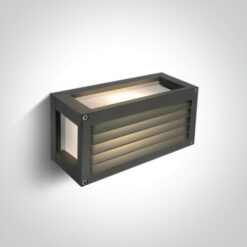 Фасаден аплик One Light 67420A/AN ANTHRACITE RECTANGULAR WALL LAMP IP54