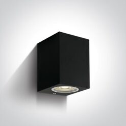 Фасаден аплик One Light 67426/B SQUARE FACADE WALL LAMP BLACK
