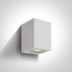 Фасаден аплик One Light 67426/W SQUARE FACADE WALL LAMP WHITE