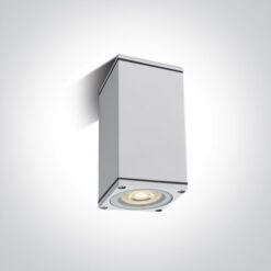 Фасадна луна за външен монтаж One Light 67426D/W SQUARE FACADE SURFACE MOUNTING LAMP WHITE