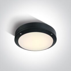 LED фасаден плафон One Light 67442/B/W 10W 3000K IP54 ROUND FACADE CEILING LAMP