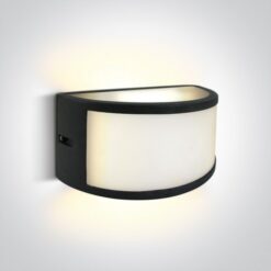 LED фасаден аплик One Light 67474B/AN/W 10W LED 3000K IP54 ANTHRACITE FACADE WALL LAMP