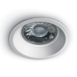Луна за вграждане One Light 10105D1/W White Round recessed lamp