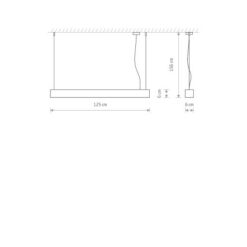 Полилей NOWODVORSKI 7525 SOFT LED GRAPHITE 120X6 ZWIS - Image 3