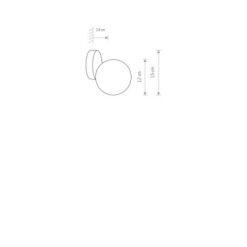 Аплик NOWODVORSKI 8126 ICE BALL BRASS - Image 2