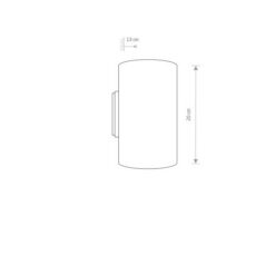 Аплик NOWODVORSKI 9318 TUBE GRAPHITE - Image 3