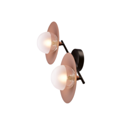 Детайл на стъклените елементи на плафон ACA Lighting HYDRA - близък план