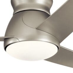 LED вентилатор ELSTEAD KLF-ERIS-60-BN ERIS SATIN NICKEL 10W 3000K IP44 - Image 2