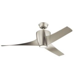 LED вентилатор ELSTEAD KLF-PHREE-56-BN PHREE 10W 3000K FAN BRUSHED NICKEL