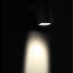 Стъклените елементи на външен прожектор ACA Lighting ФАСАДЕН КОЛЧЕ отблизо в детайл