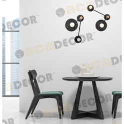 Декоративните елементи на аплик ACA Lighting CLOCK отблизо в детайл