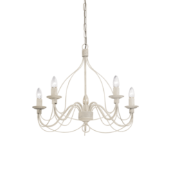 Полилей IDEAL LUX 005881 CORTE SP5 ANTIQUE WHITE