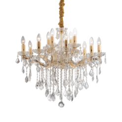 Месинг полилей Ideal Lux Florian за трапезария