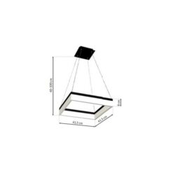 LED пендел MILAGRO ML081 NERO - Image 2