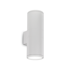 Бял аплик Ideal Lux Gun за фасада и вход