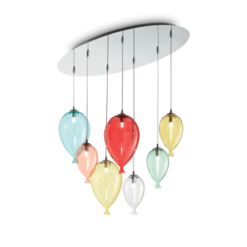 Пендел Ideal Lux Clown над кухненски остров