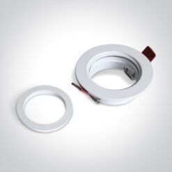Луна за вграждане One Light 10105A1/W White Round Recessed Lamp - Image 2