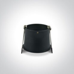 Луна за вграждане One Light 10105AD/B/BS Black Round Semi Trimless Recessed Lamp - Image 2
