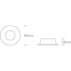 Луна за вграждане One Light 10105D2/W White Round recessed lamp - Image 2