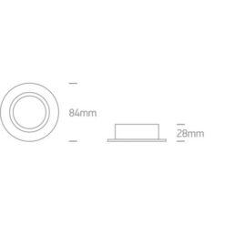 Луна за вграждане One Light 11105A1/BBS Satin Brass Round Recessed Lamp - Image 2