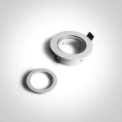 Луна за вграждане One Light 11105A1/W White Round Recessed Lamp - Image 2