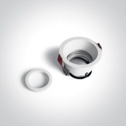 Луна за вграждане One Light 11105D4/W White Round Recessed Lamp - Image 2