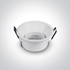 Луна за вграждане One Light 11105TG/W White Round Recessed Lamp - Image 2