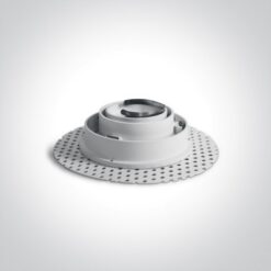 Луна за вграждане One Light 11105UTR/W TRIMLESS White Round Recessed Lamp - Image 2