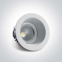 LED луна за вграждане One Light 11107FD/W/W 7W 3000K WHITE ROUND - Image 2