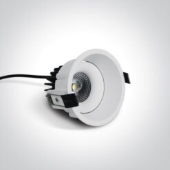 LED луна за вграждане One Light 11107WD/W/W 6,5W 3000K IP54 DIMMABLE WHITE ROUND - Image 2